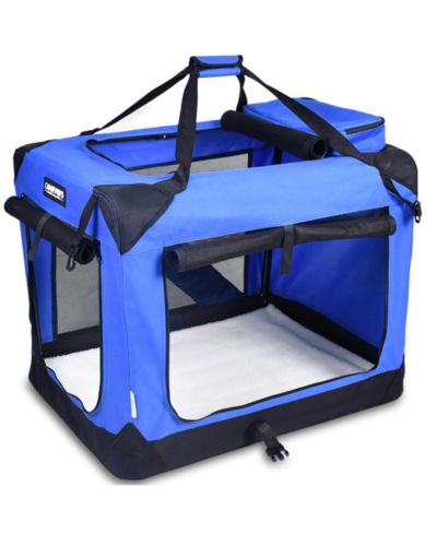 Soft Pet Crate: 30" - Blue