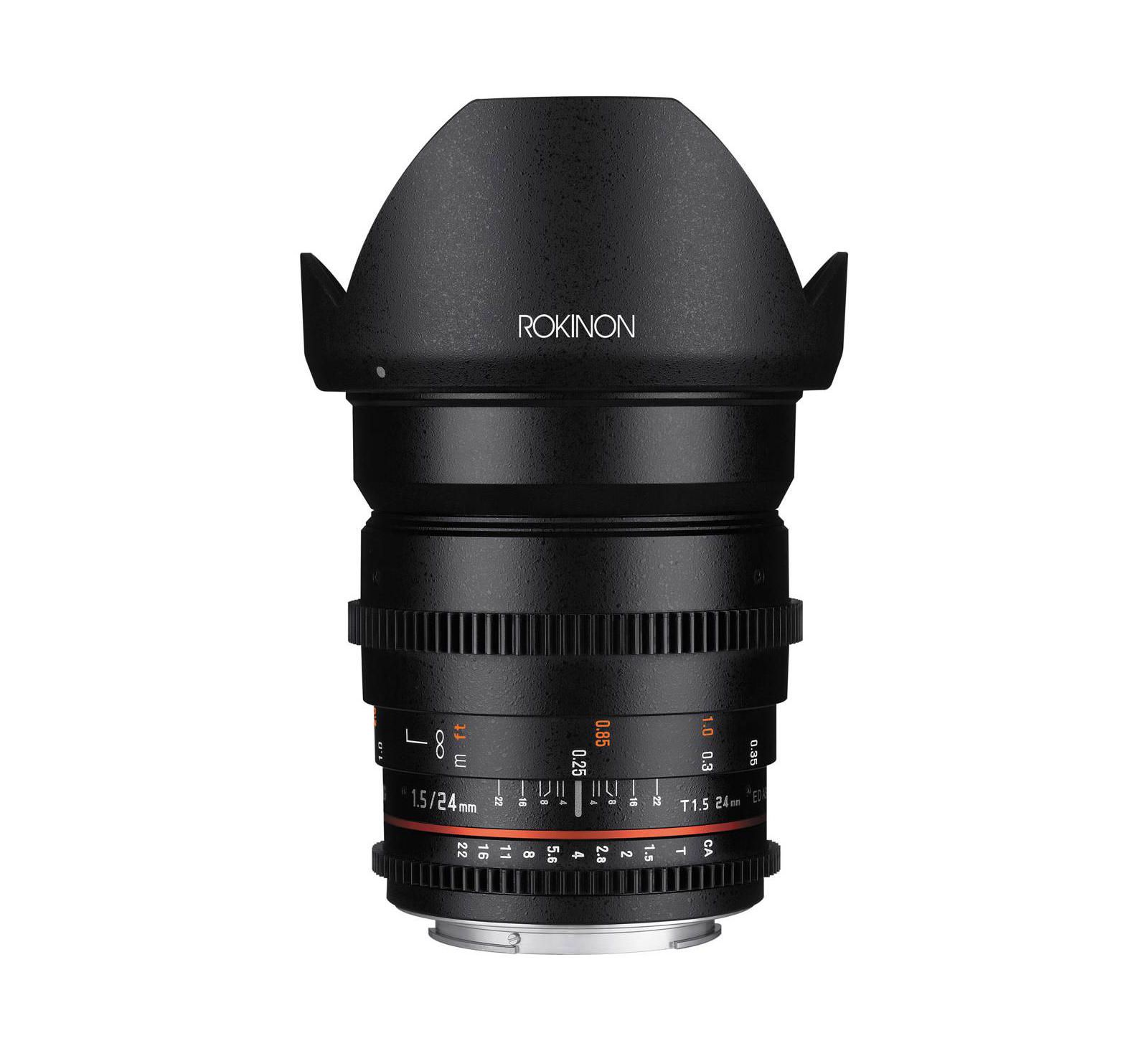 Объектив Rokinon 24mm T1.5 Cine DS для Canon EF