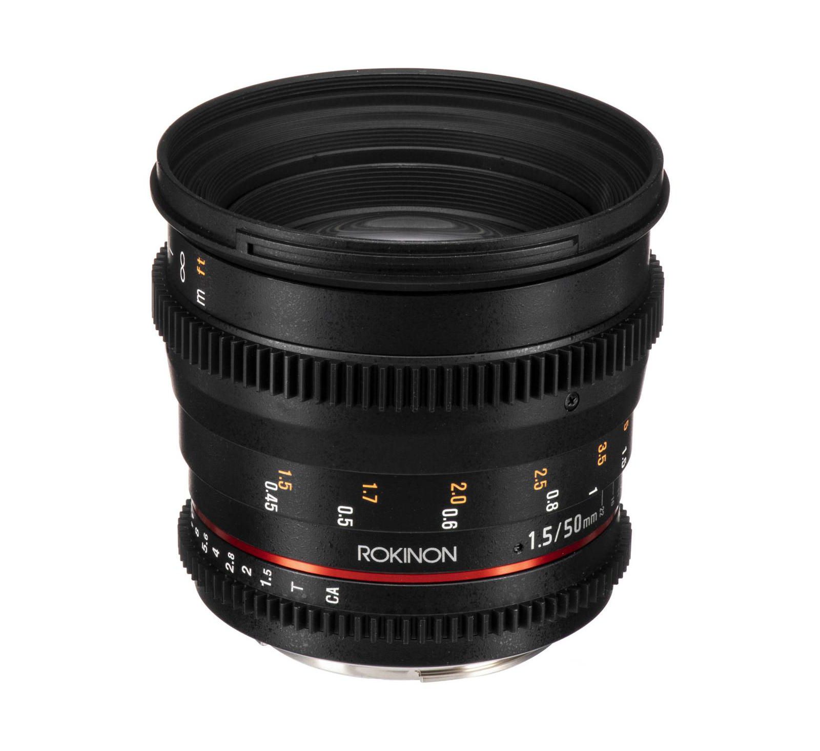 Объектив Rokinon 50mm T1.5 Cine DS для Canon EF