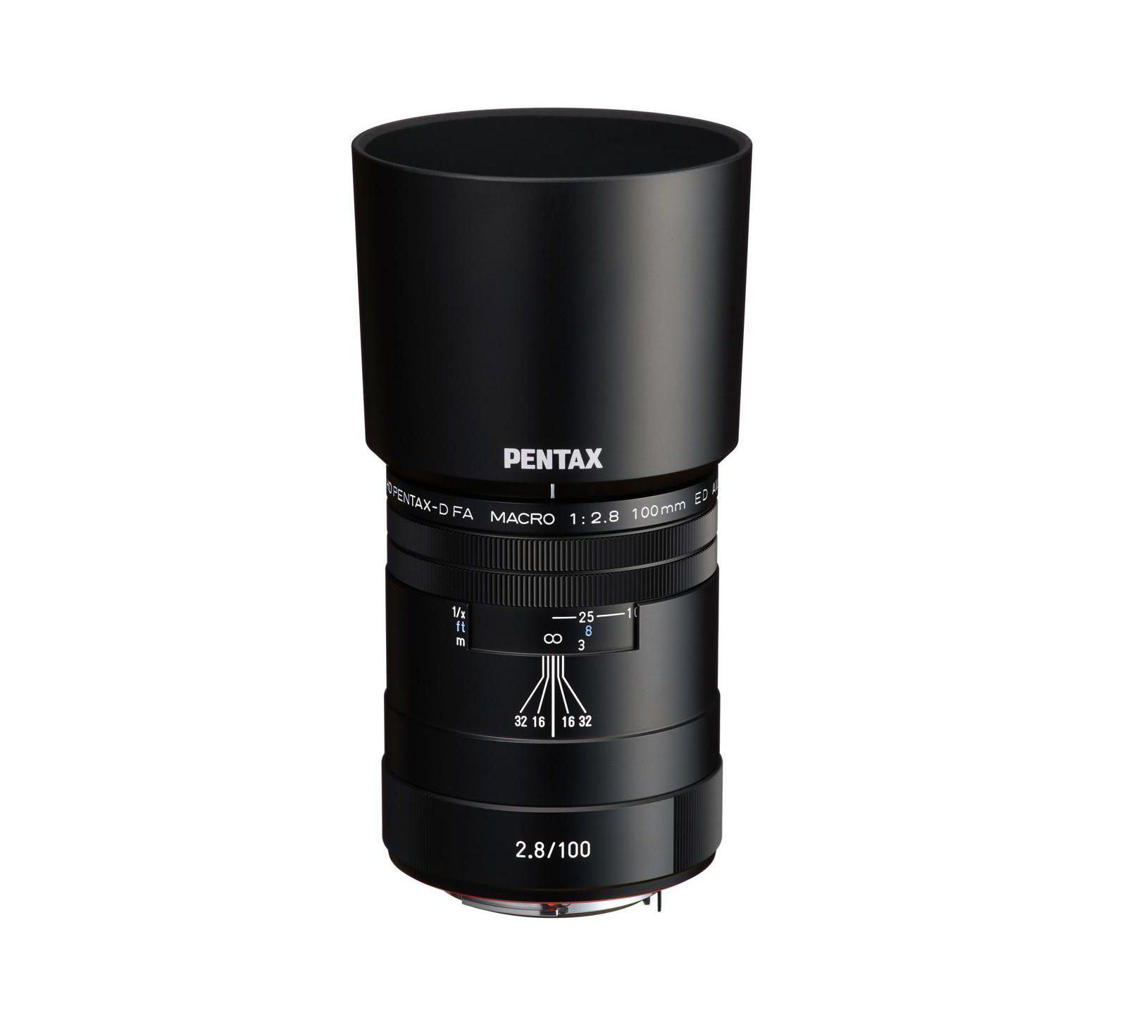 Pentax объектив HD Pentax-D FA Macro 100mm f/2.8 ED AW, черный