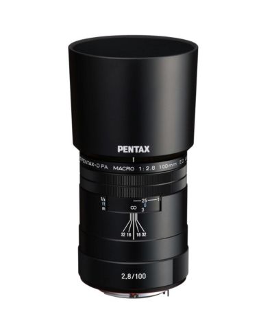Pentax объектив HD Pentax-D FA Macro 100mm f/2.8 ED AW, черный