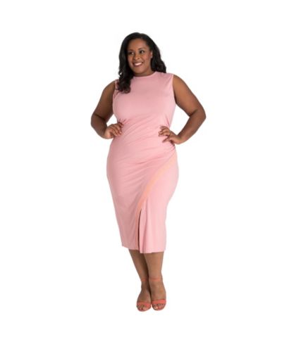 Poetic Justice Plus Size Stretch Knit Sheath Dress