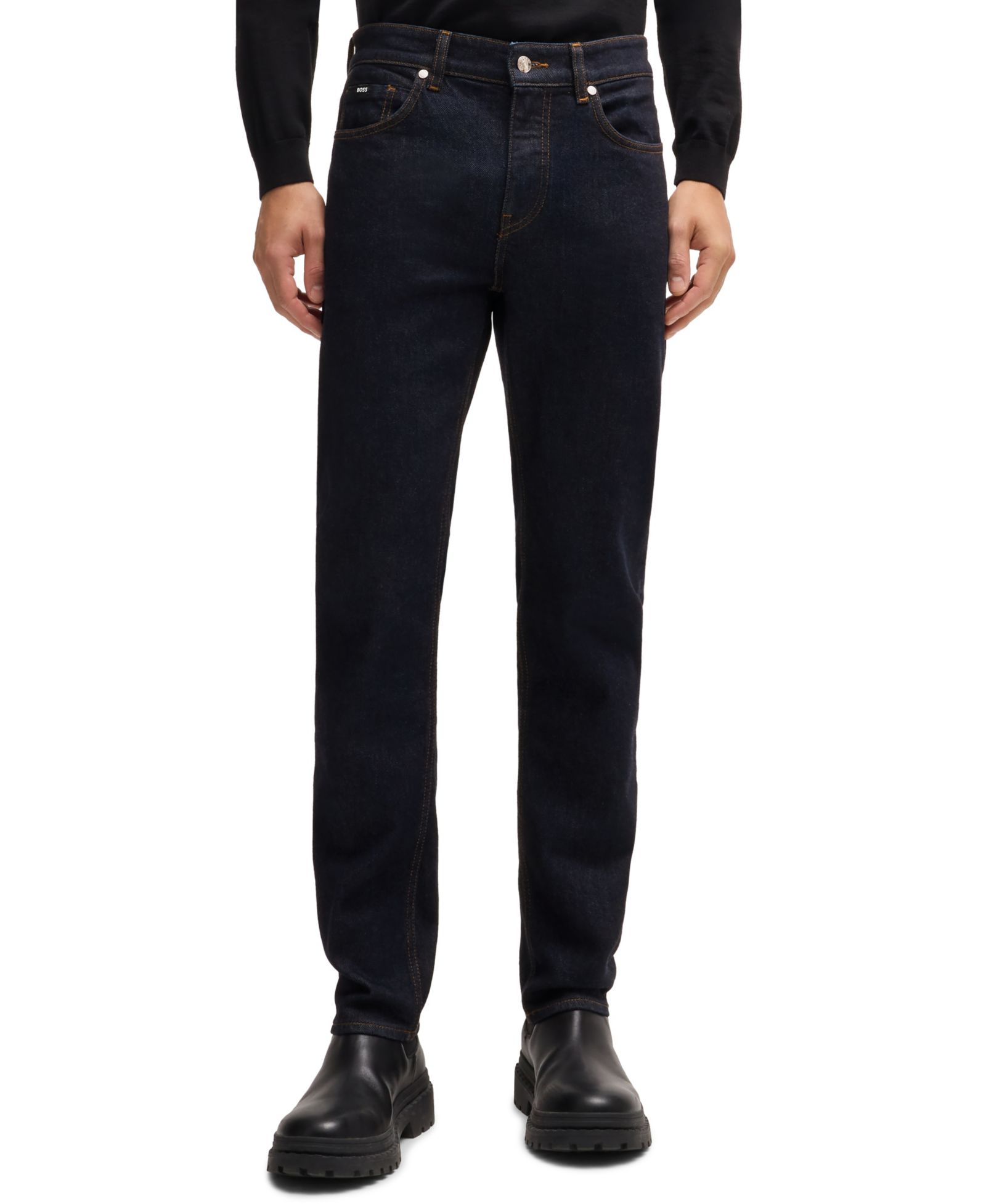 BOSS by Hugo Boss Men's Stretch Denim Slim-Fit Jeans