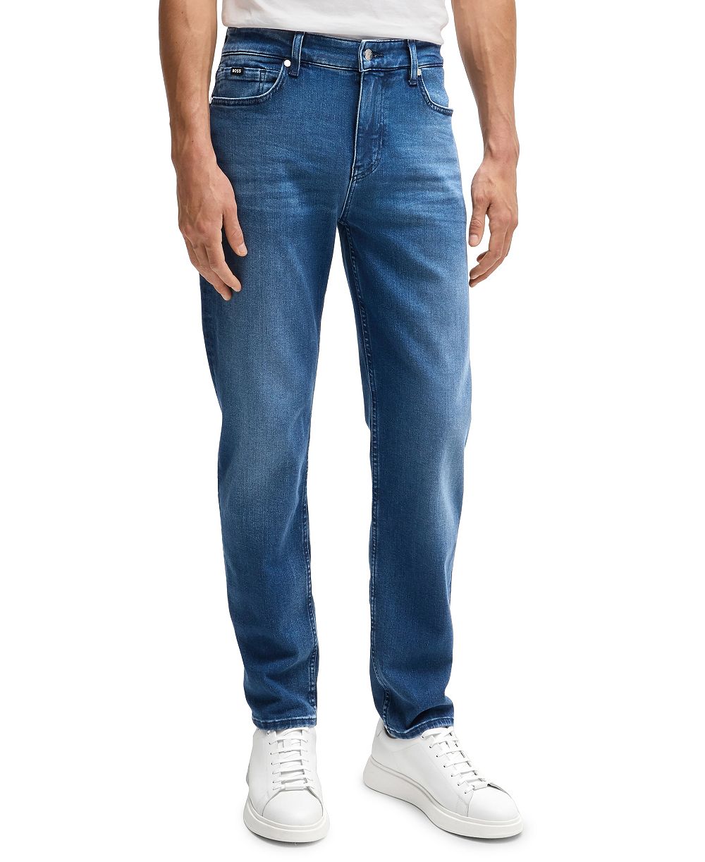 Мужские джинсы BOSS by Hugo Boss Soft-Touch Denim Regular-Fit