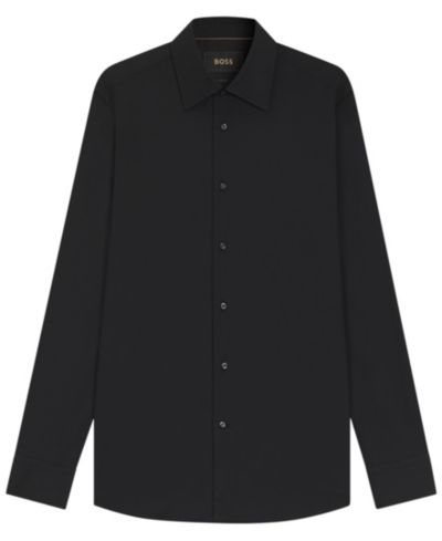Мужская рубашка BOSS by Hugo Boss Slim-Fit Poplin