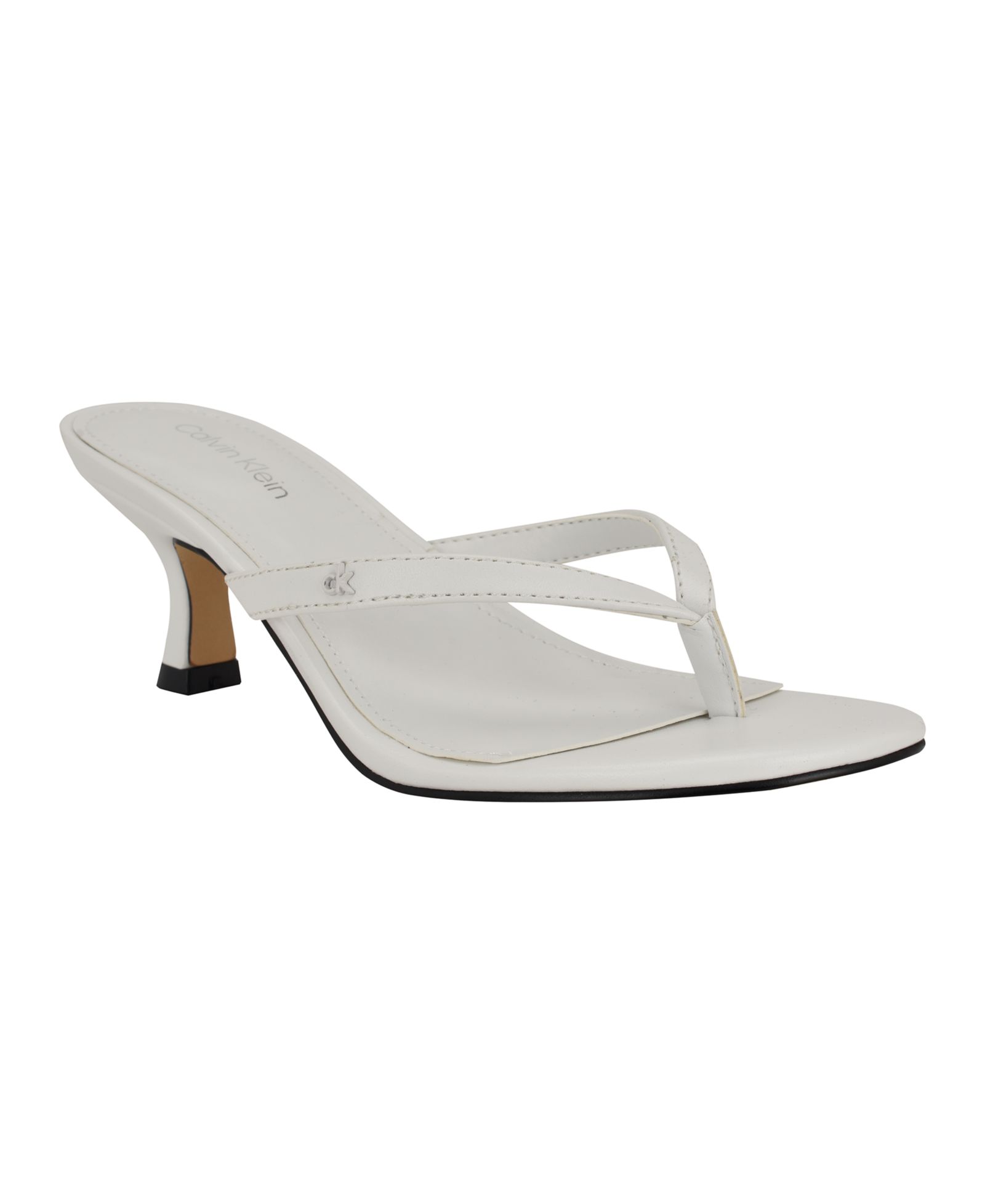 Calvin Klein Women's Opelle Tapered Kitten Heel Sandals