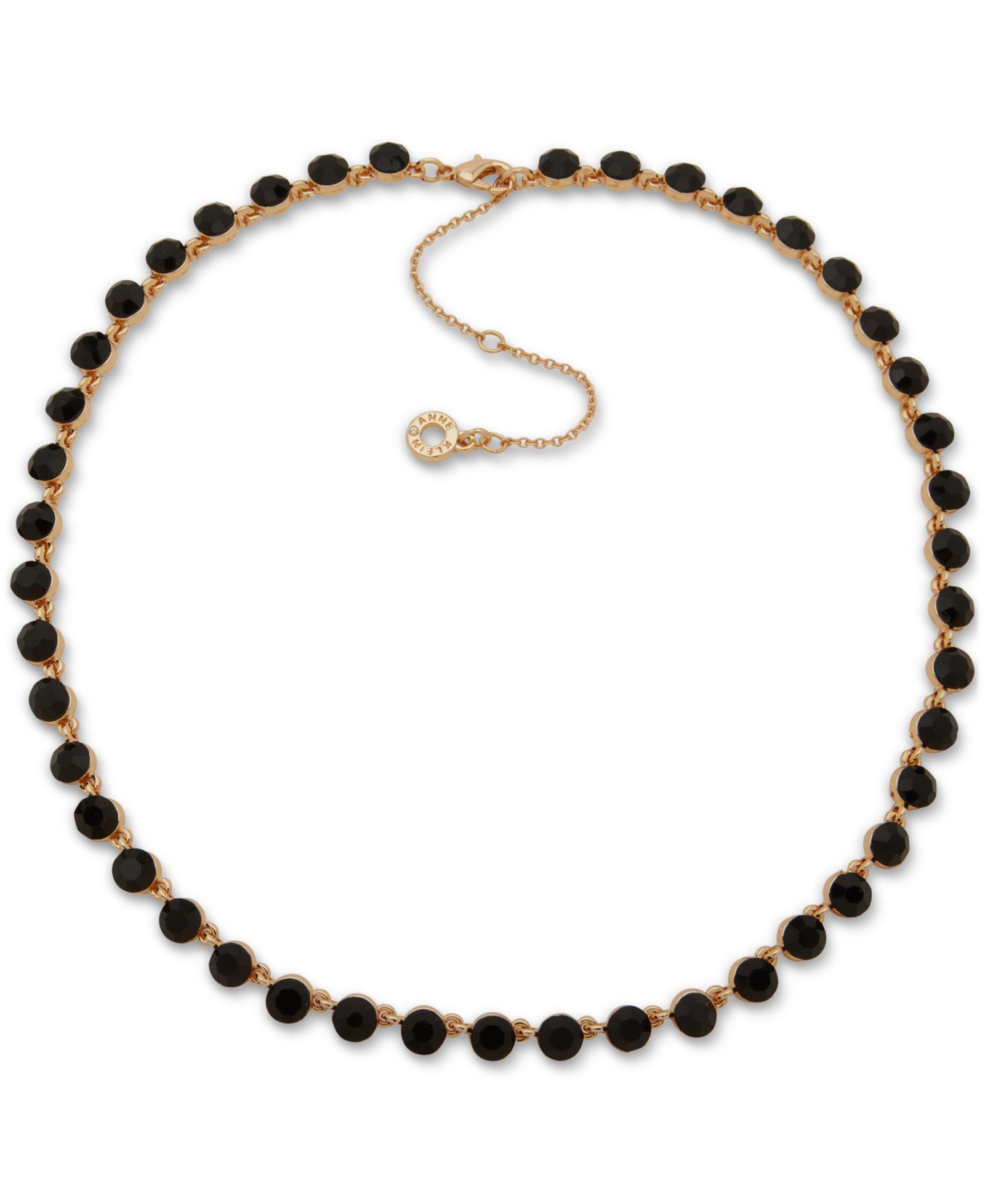 Ожерелье Anne Klein Gold-Tone Floating Color Stone Collar 16" + 3" extender