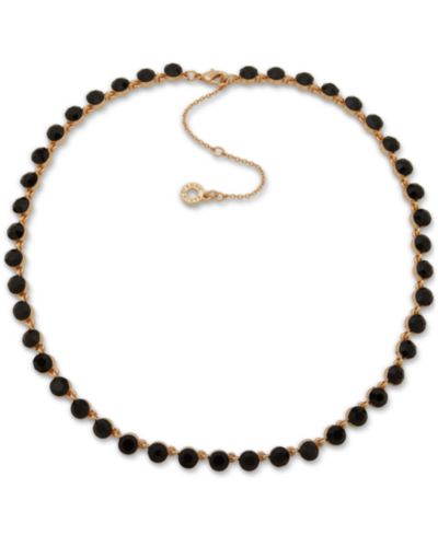 Ожерелье Anne Klein Gold-Tone Floating Color Stone Collar 16" + 3" extender