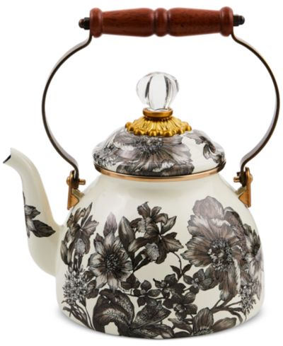 Mackenzie-Childs Sterling English Garden 2-Qt. Tea Kettle