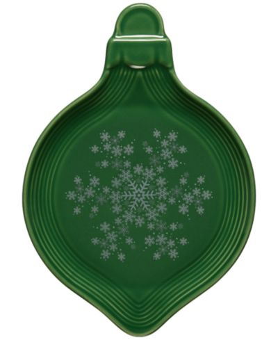 Декоративная тарелка Fiesta Jade Snowflakes