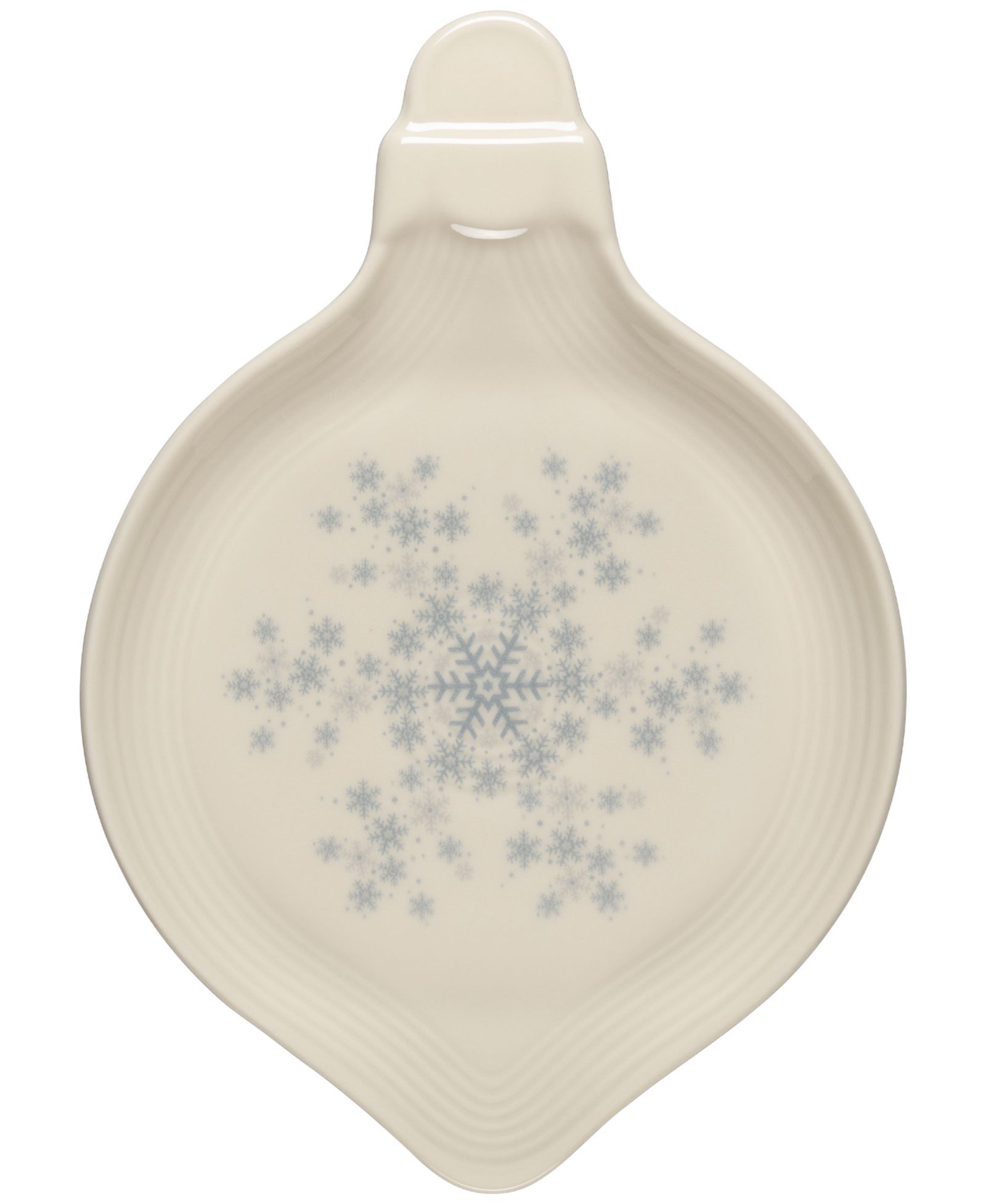 Fiesta Linen Snowflakes Ornament-Shaped Plate, Exclusively at Macy's
