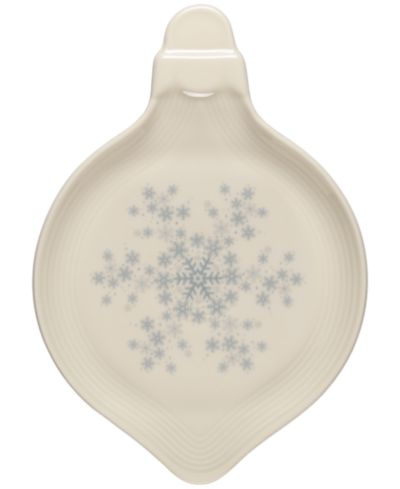 Декоративная тарелка Fiesta Linen Snowflakes Ornament-Shaped