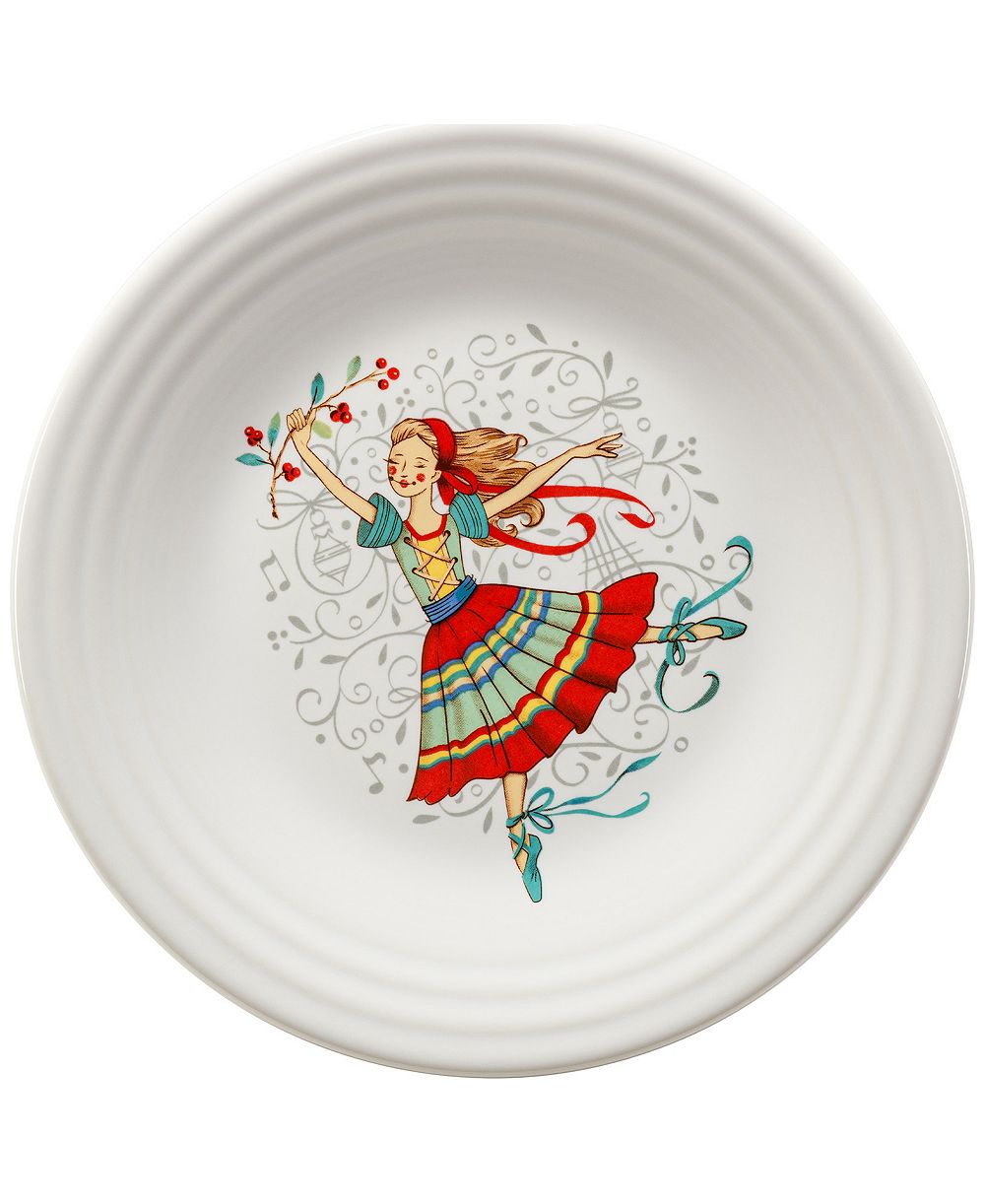 Обеденная тарелка Fiesta Nutcracker Classic Rim The Ballerina
