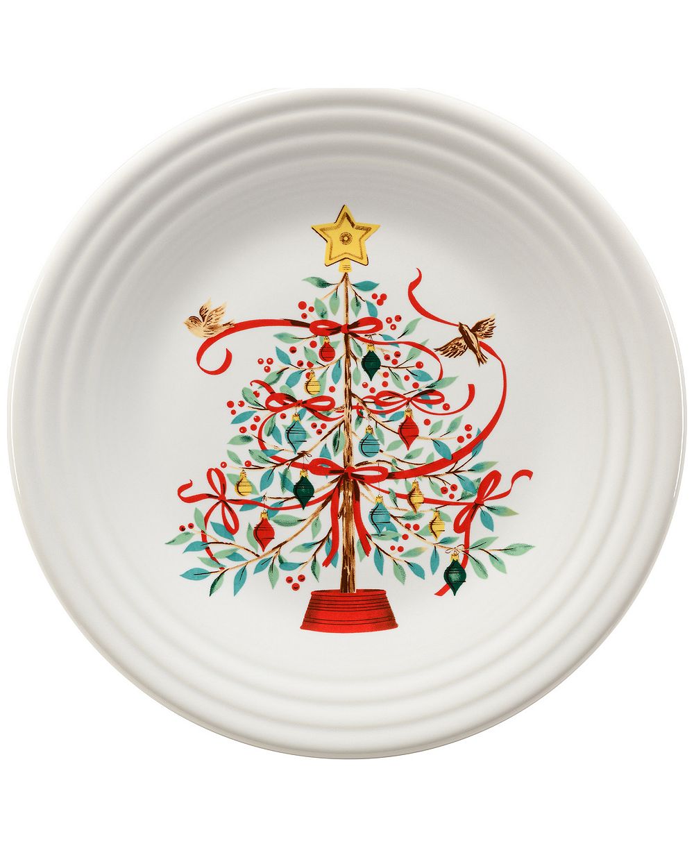 Fiesta Holly Berry Christmas Tree классическая обеденная тарелка с каемкой