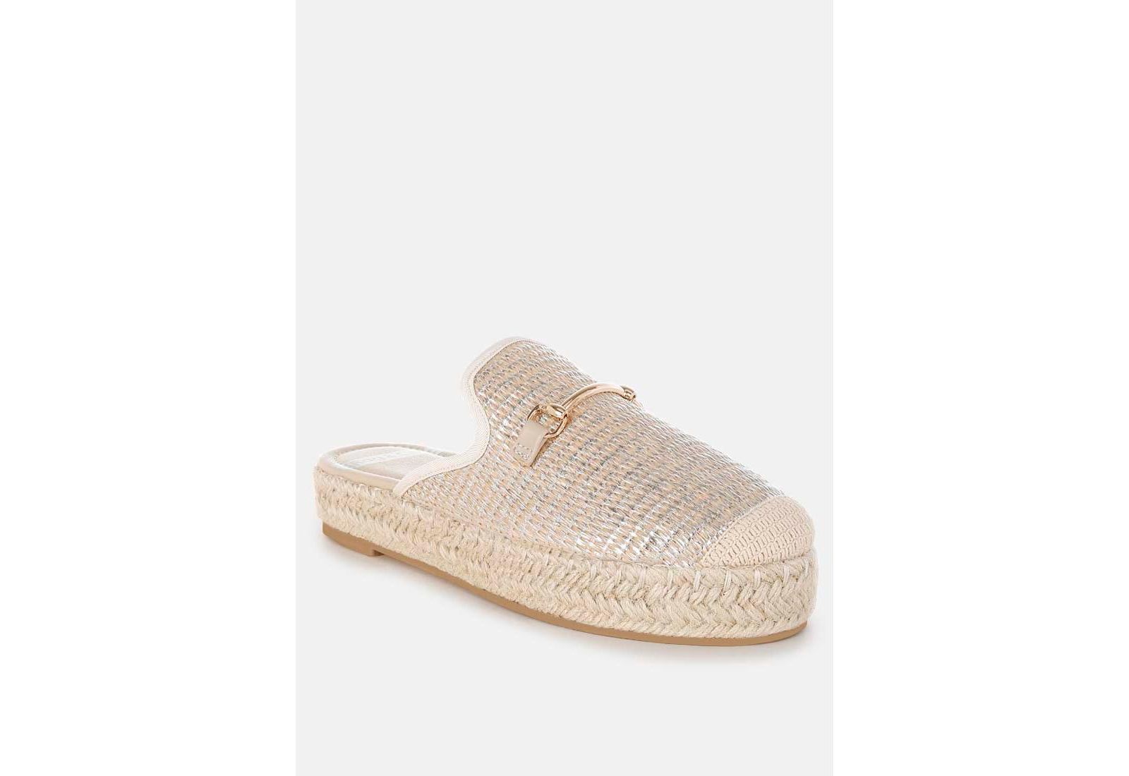Мюли Marama Horsebit Embellished Raffia