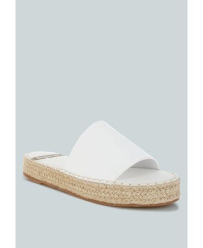 Женские эспадрильи на платформе Rag and Co Womens Scalar из мягкой натуральной кожи