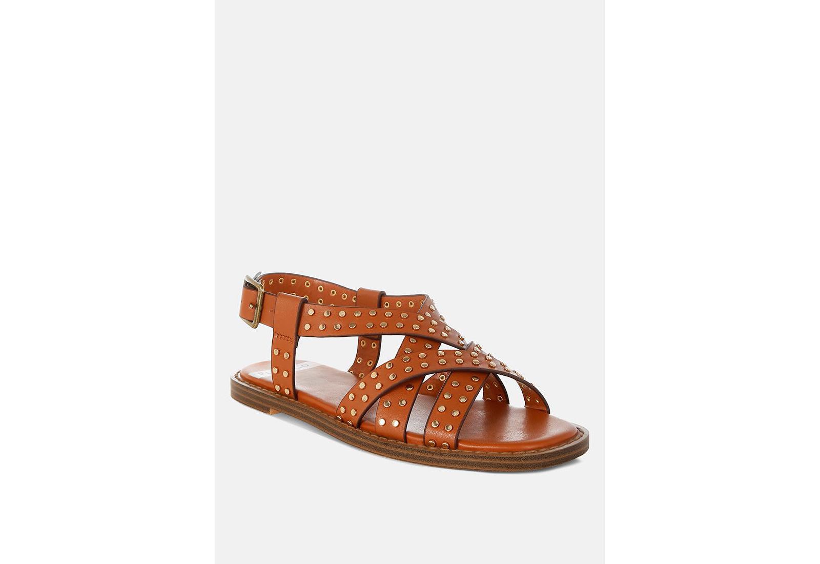 Сандалии гладиаторы Anemone Studded Flat