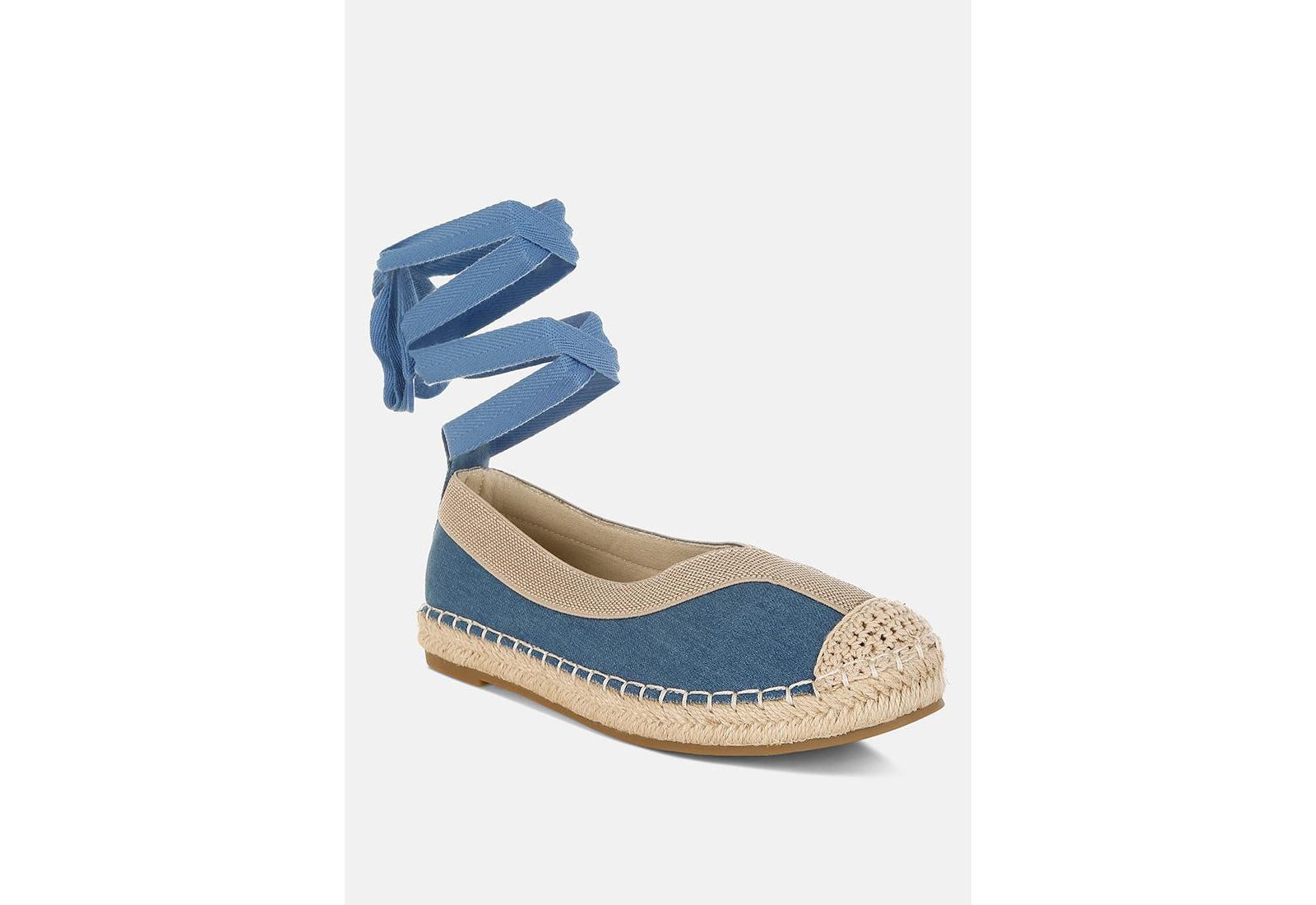 Nalya Detachable Lace Up Espadrille Sandals