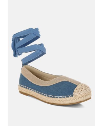 Nalya Detachable Lace Up Espadrille Sandals