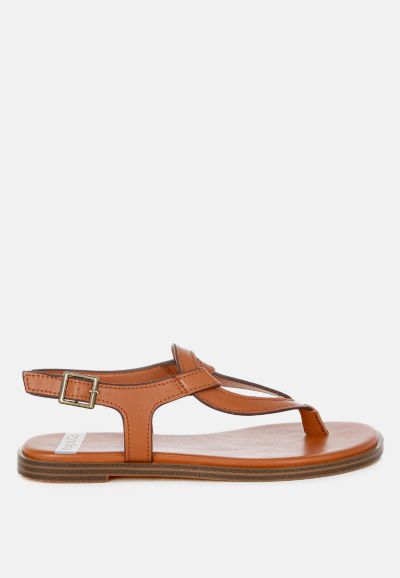 Женские босоножки Rag and Co Womens Torad Thong Toe Cut-Out Flats