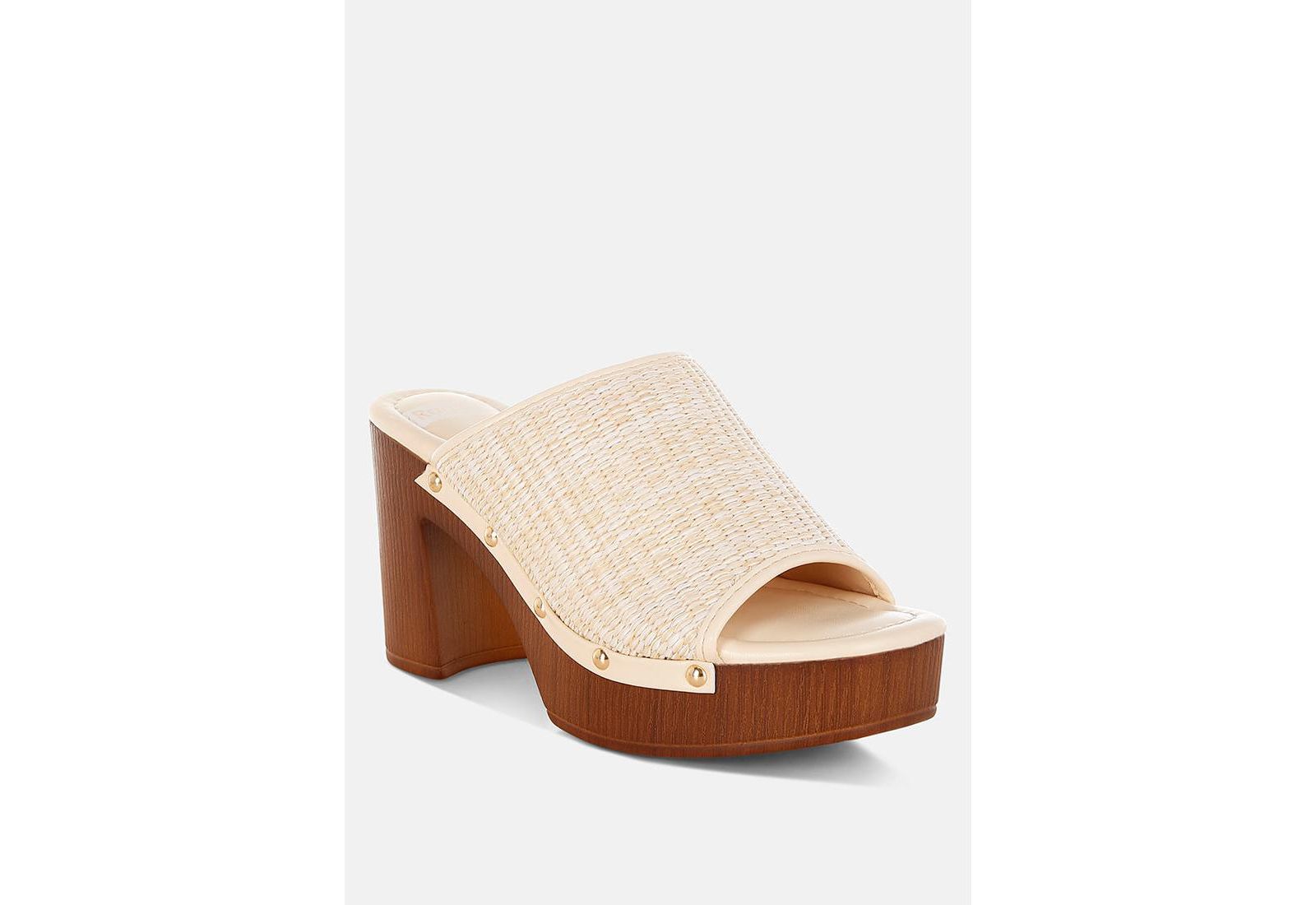 Rag & Co Деревянные сабо Marengo Raffia