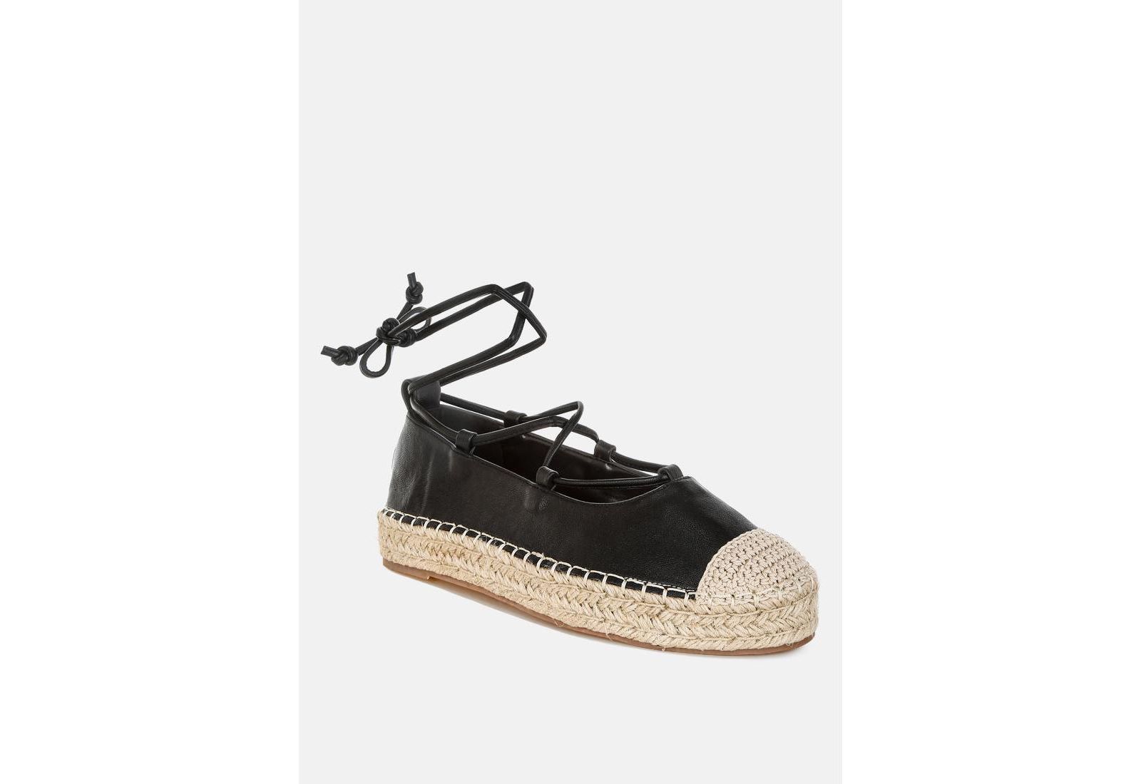 Эспадрильи Alaya Woven Toe Lace-Up
