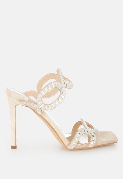 London Rag Women's Romashka Cut Out Detail Stiletto Heel