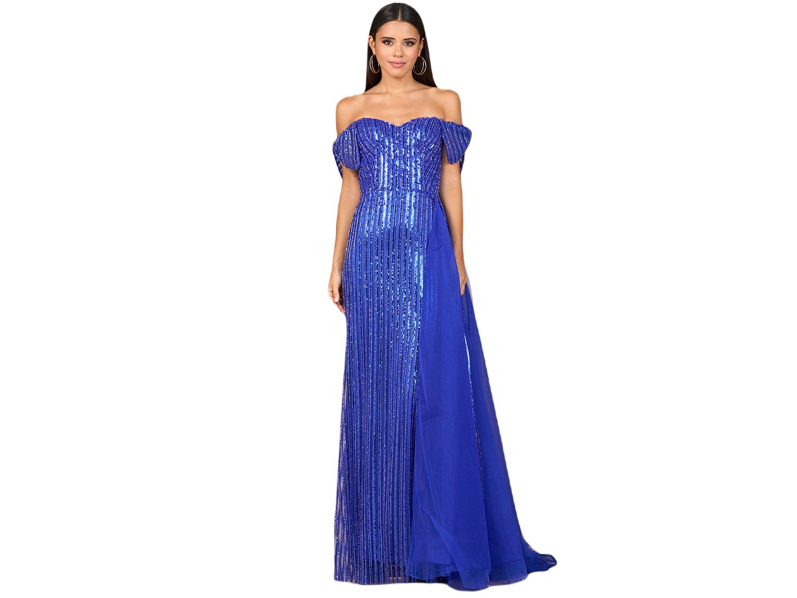 Lara Women's Off Shoulder Fitted Gown