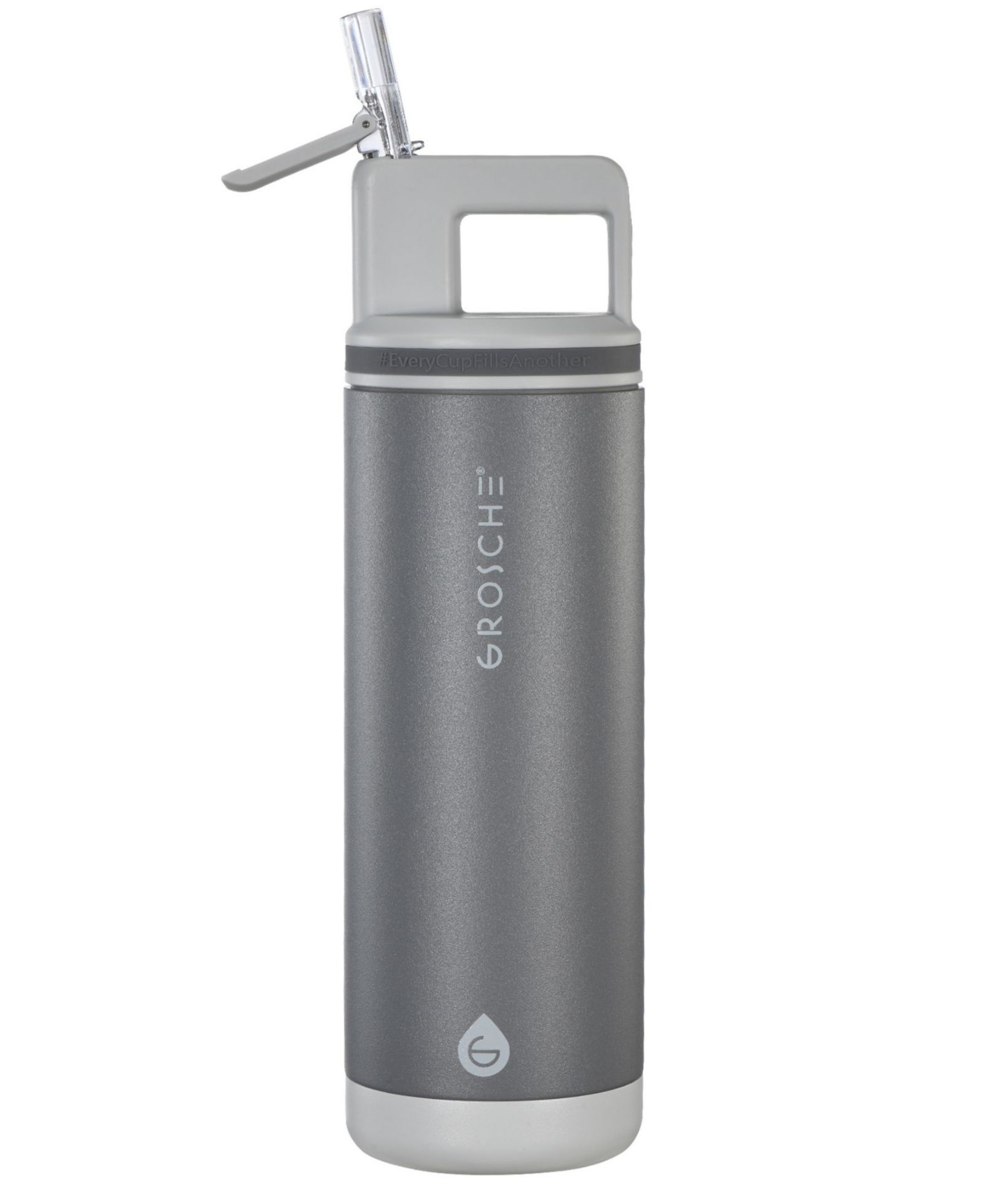 GROSCHE Alpine Flip 'N Sip Insulated, Leakproof Water Bottle, 20 oz.