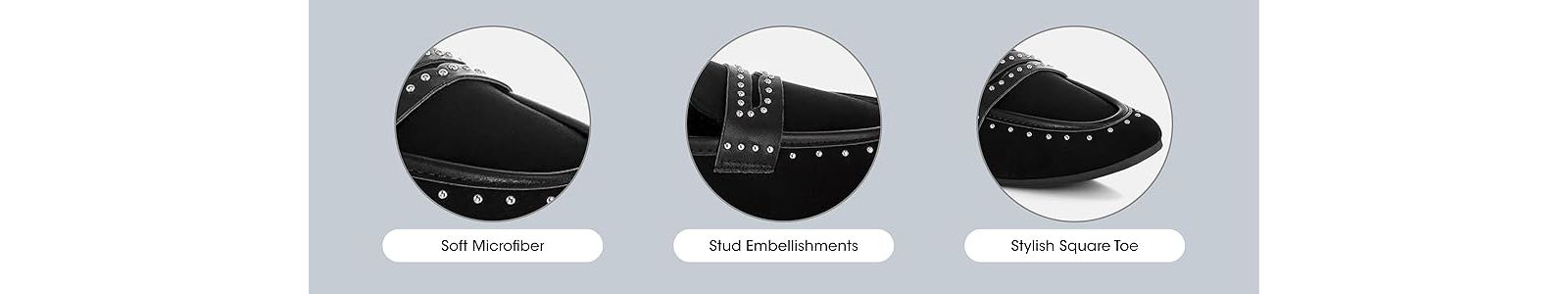 London Rag Женские лоферы Lumina Penny Strap Studded