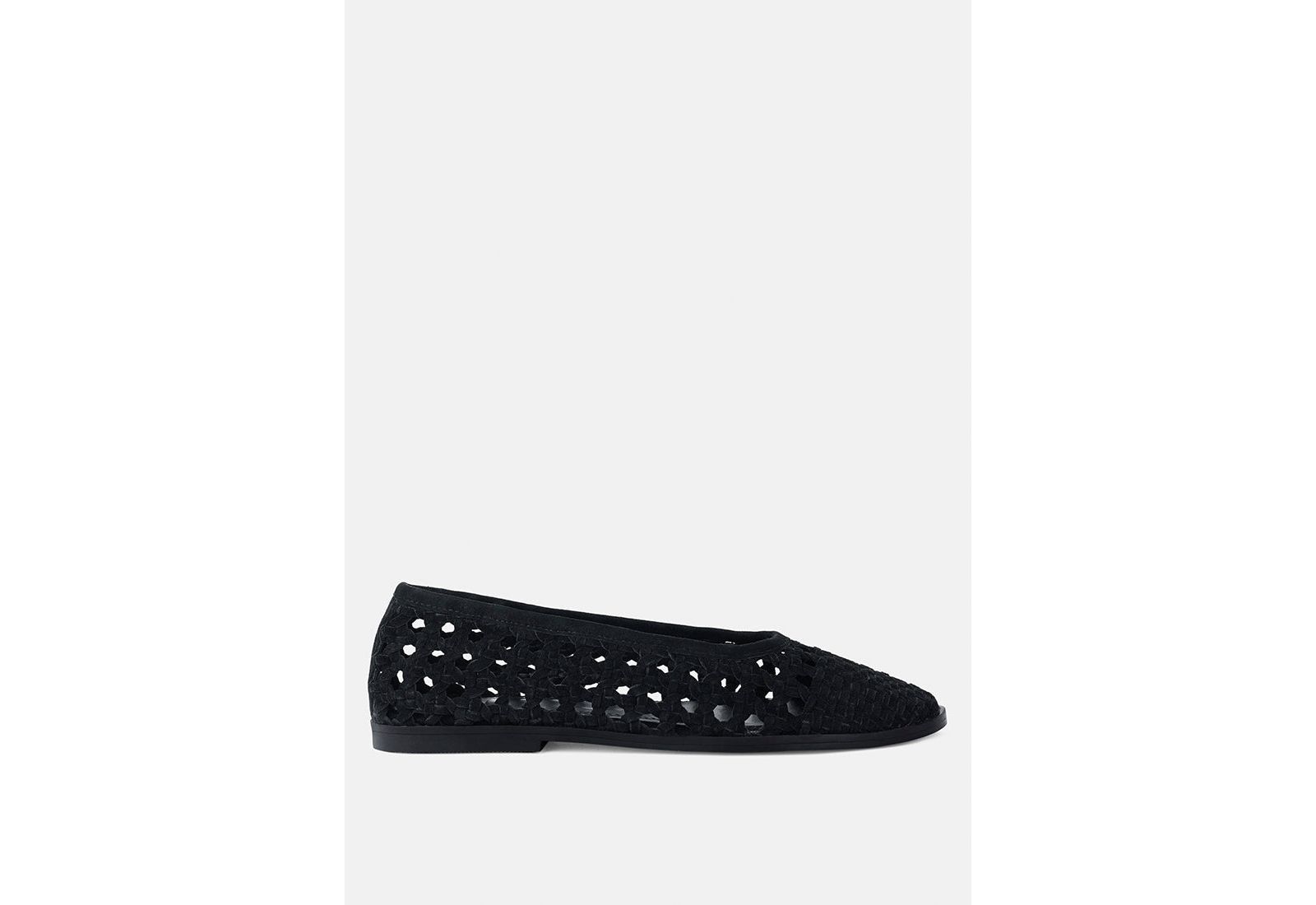 Rag and Co Womens Miyako Suede Ballet Flats