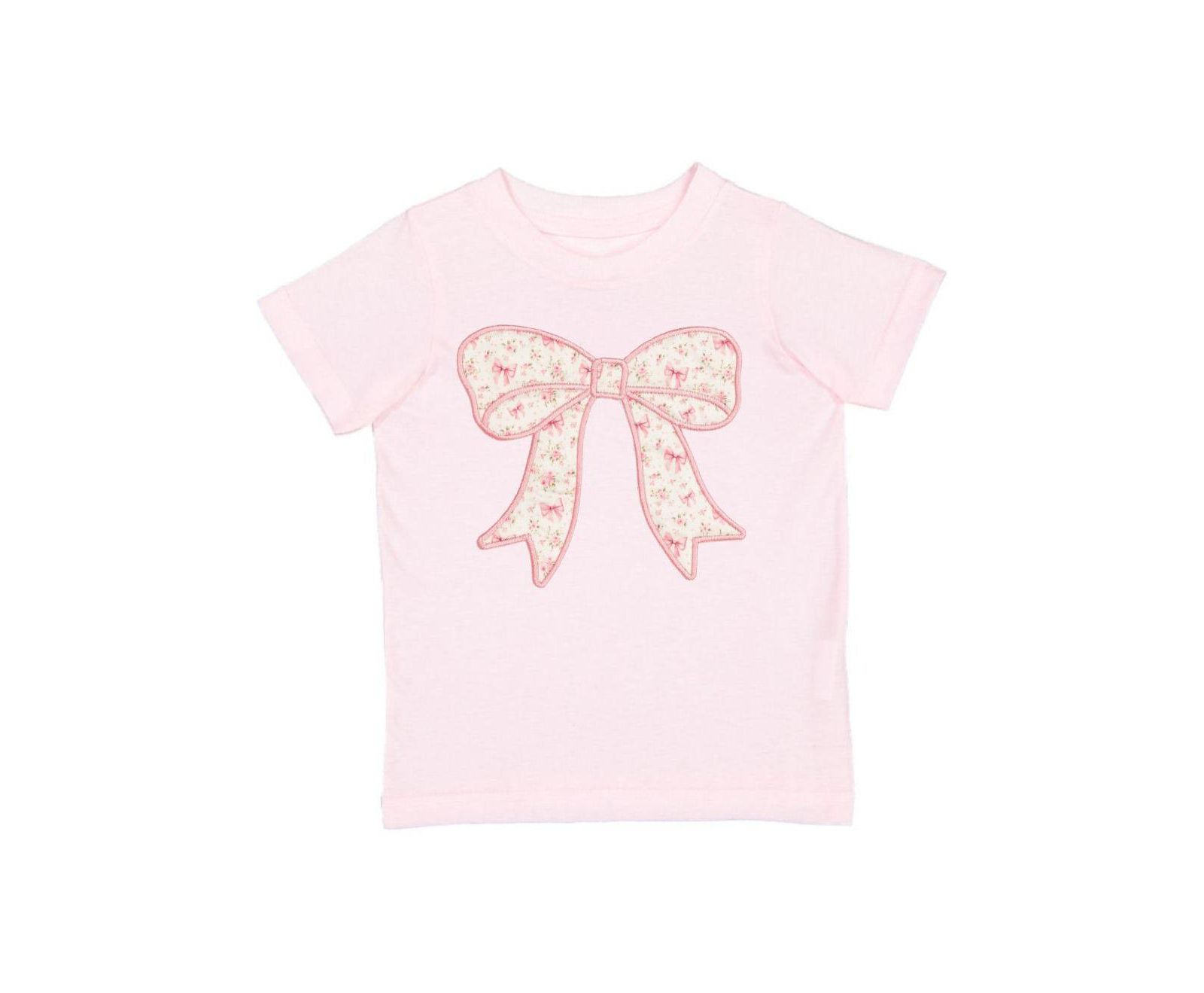 Sweet Wink Детская футболка с коротким рукавом Ditsy Floral Bow Patch