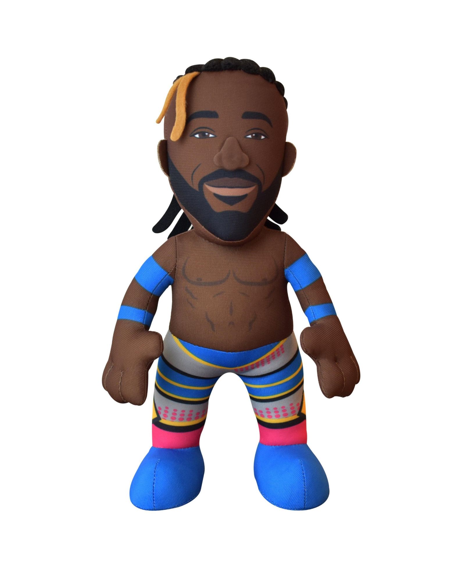 Плюшевая фигурка Bleacher Creatures WWE Superstar Kofi Kingston 10"