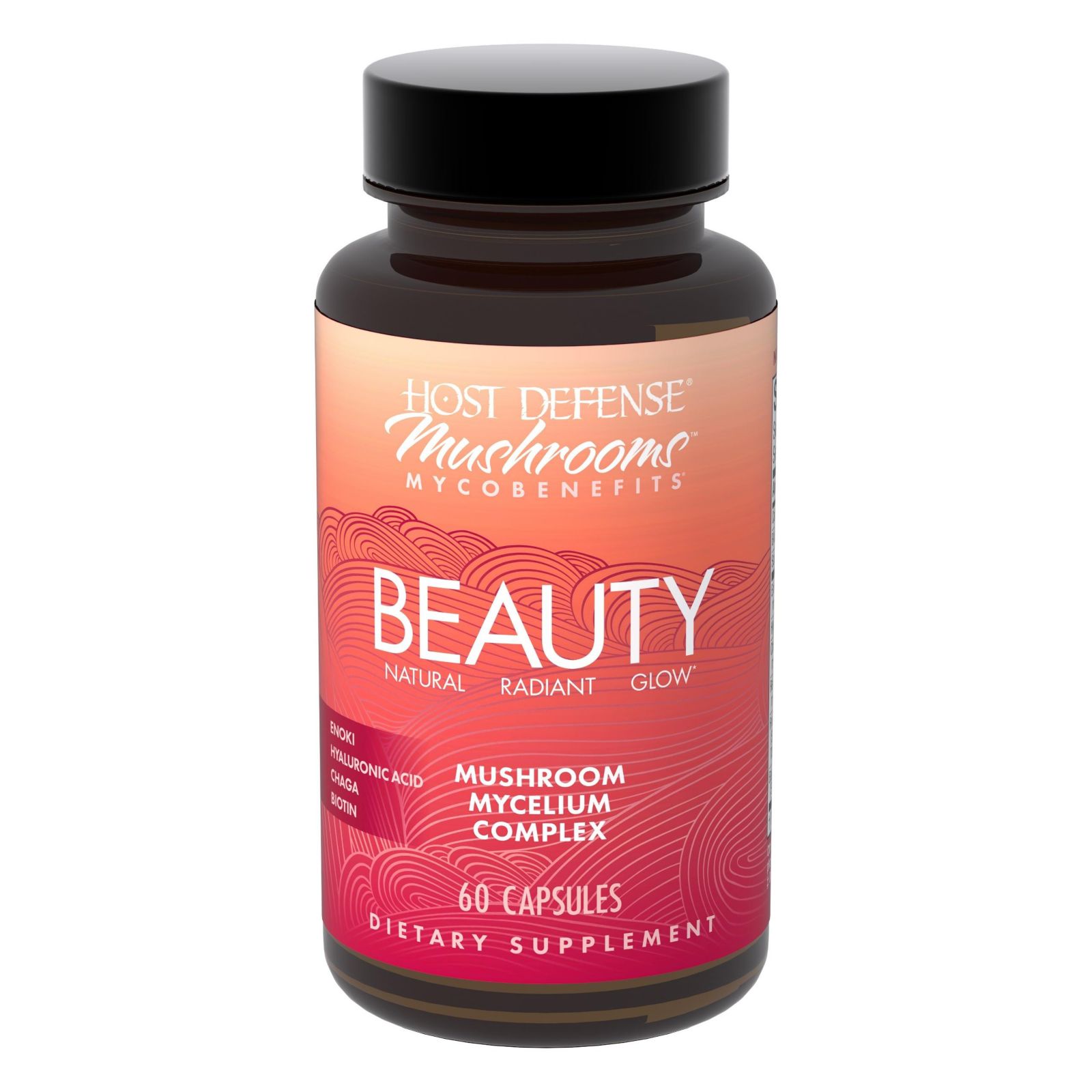 Капсулы Host Defense MycoBenefits Beauty - 60 Capsules (30 Servings)