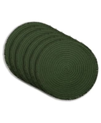 Набор из 6 плетеных салфеток для сервировки Dainty Home Antigua 15" Round