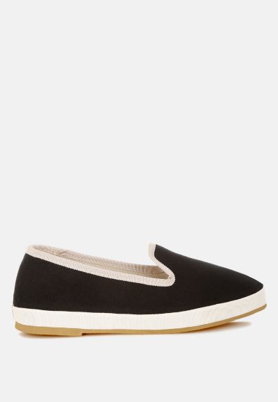 Женские лоферы London Rag Moshka Round Toe Canvas Slip-On