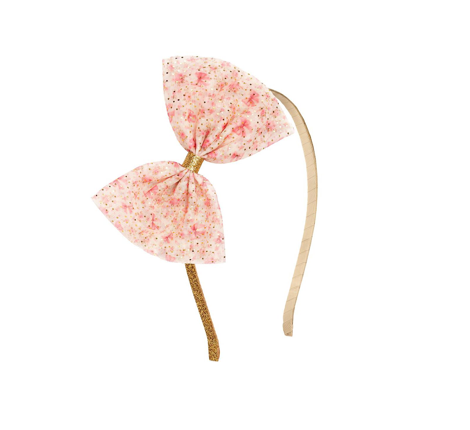Sweet Wink Girls Ditsy Floral Tulle Bow Headband