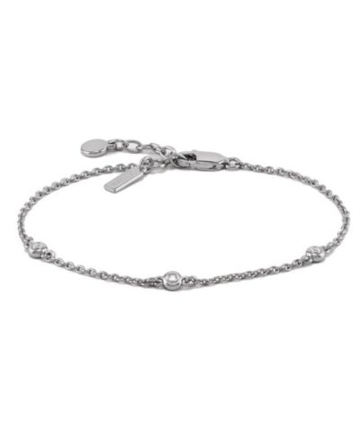 Vincero Women's Sapphire Trio Chain Bracelet, 6" Chain