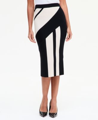 I.N.C. International Concepts Women's Asymmetric-Patchwork Skirt, юбка с асимметричной отделкой