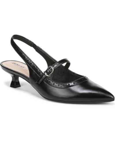 Женские туфли LifeStride Marilyn Pointed Toe Kitten Heel Slingback Pumps