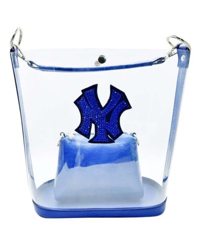 Прозрачная сумочка Cuce New York Yankees Rhinestone