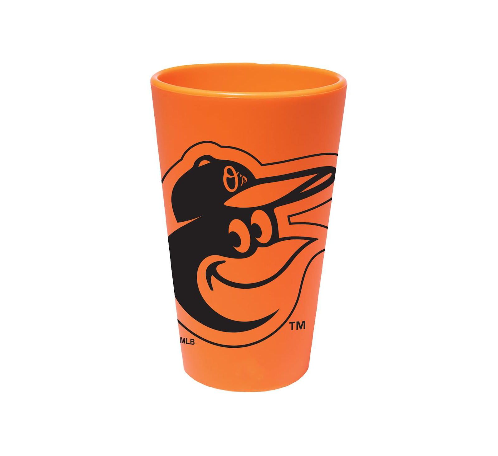Wincraft Baltimore Orioles 16oz. Team Color Silicone Pint Glass