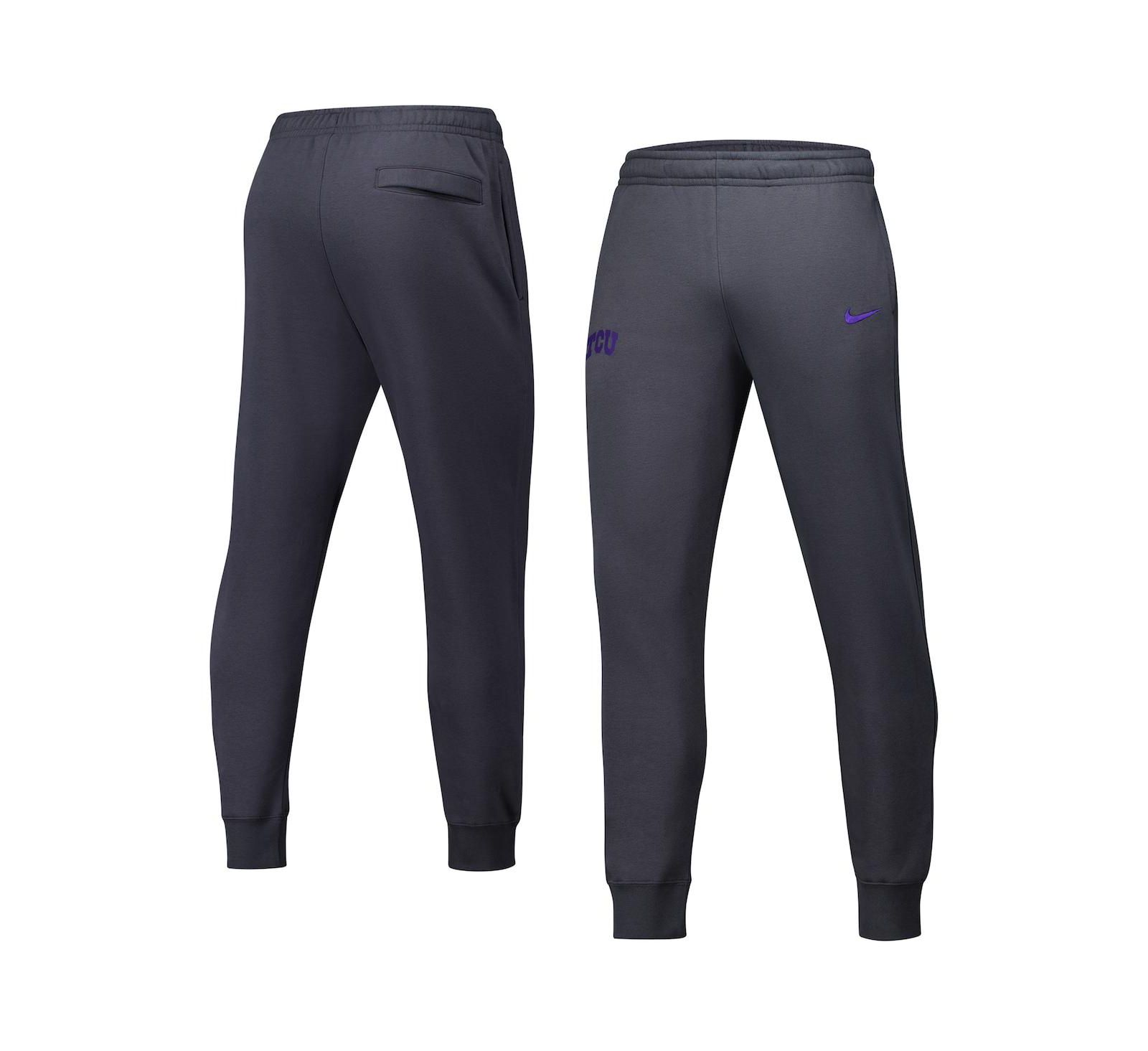 Nike Men's Anthracite TCU Horned Frogs Club Fleece Pants