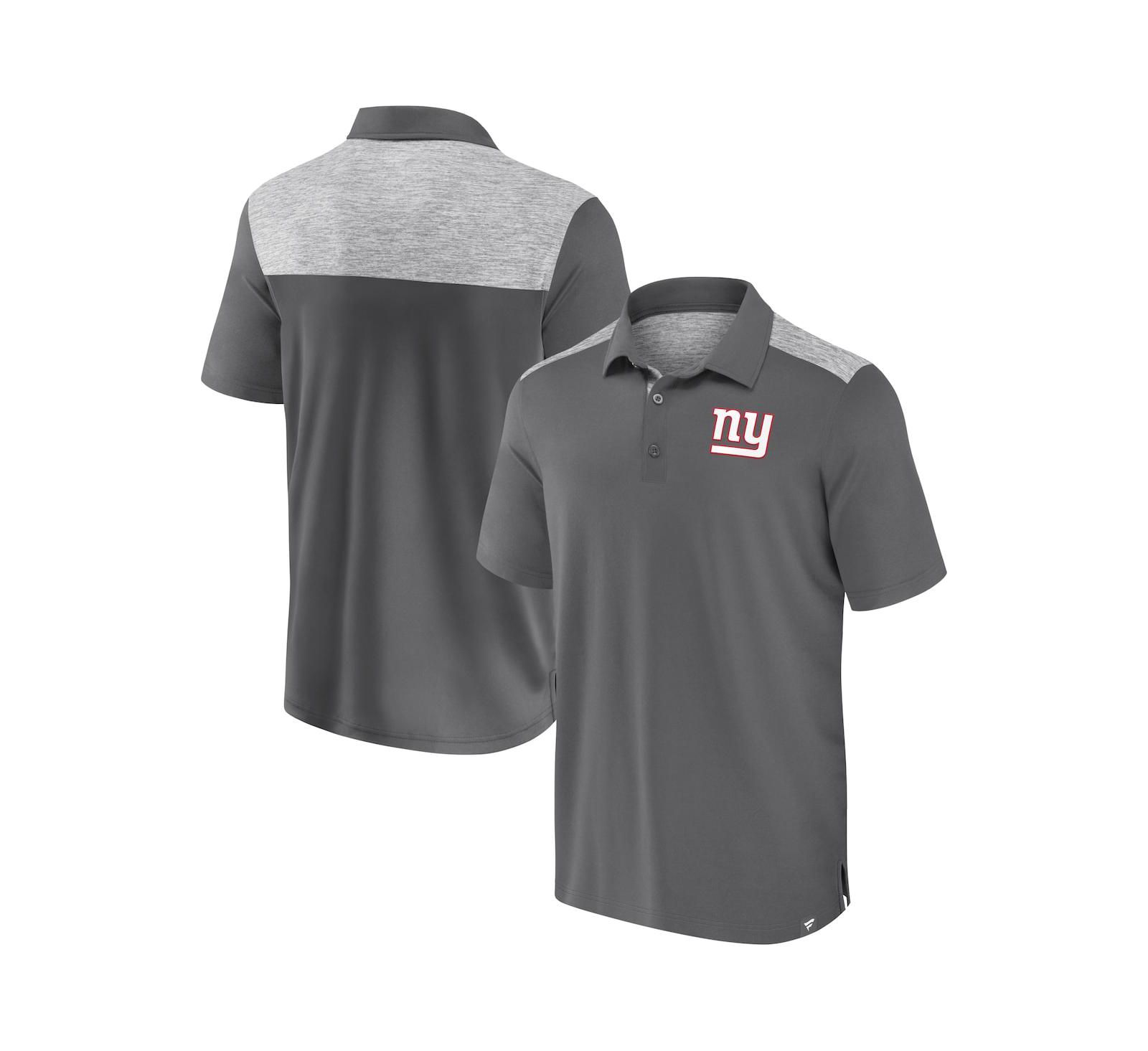 Fanatics Men's Gray New York Giants Long Shot Polo Shirt
