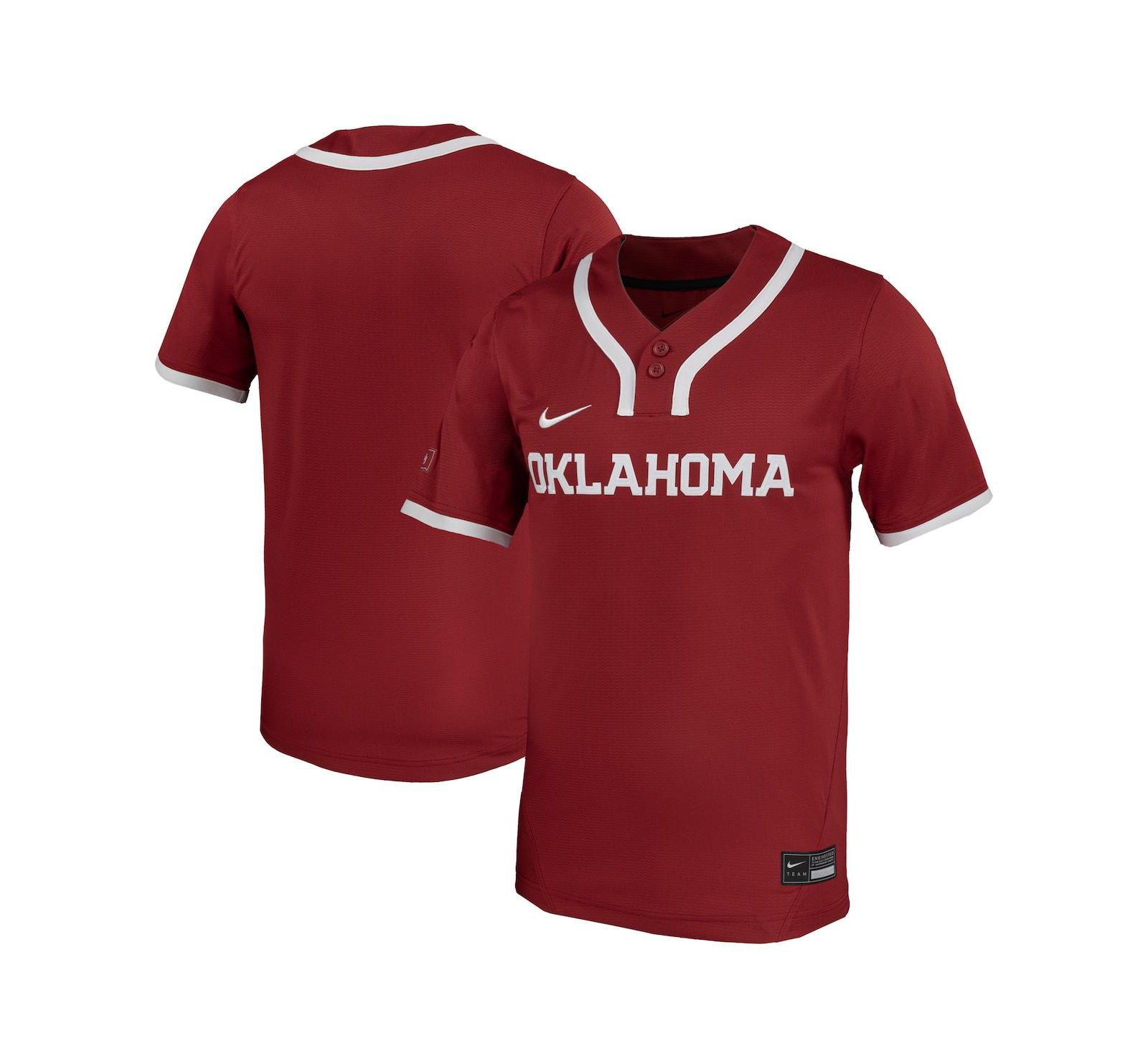 Nike Мужская джерси Oklahoma Sooners Replica для софтбола, цвет кримсон