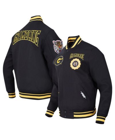 Мужская куртка Pro Standard Black Grambling Tigers Crest Wool Full-Zip