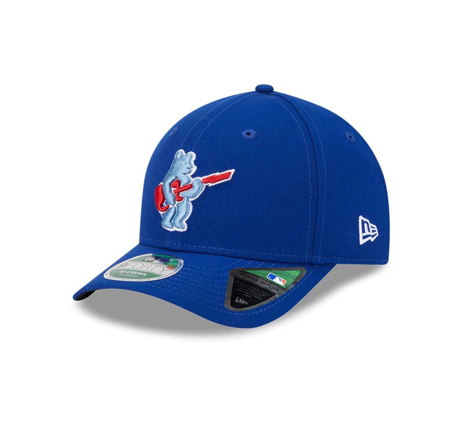 Мужская кепка New Era Chicago Cubs Player Replica 9Forty Adjustable, Royal