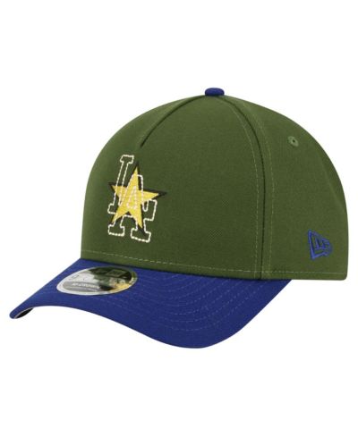 Мужская регулируемая кепка New Era 9Forty A-Frame, Los Angeles Dodgers City Feature, темно-зеленая