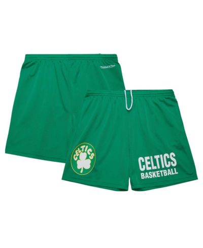 Мужские сетчатые шорты Mitchell & Ness Boston Celtics Hardwood Classics Kelly Green