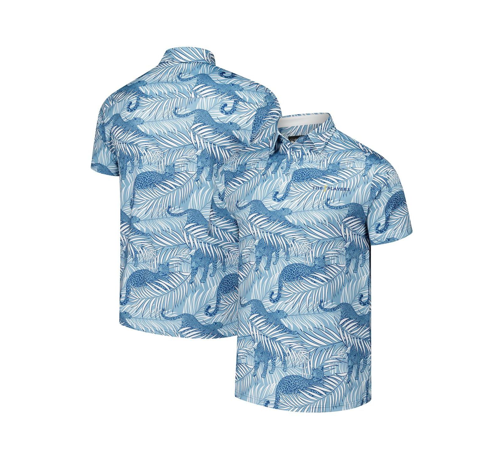 Flomotion Men's Blue The Players Party Animal Polo Shirt